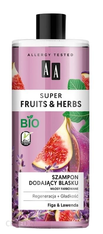 AA Super Fruits & Herbs Figa i Lawenda szampon do włosów 500ml