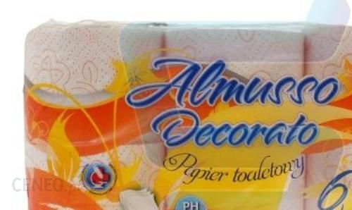 Almusso Papier Toaletowy 6 Szt. Decorato Pomarańczowy