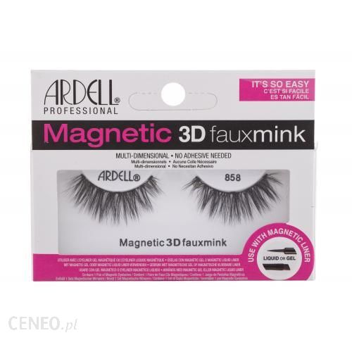 Ardell Magnetic 3D Faux Mink 858 sztuczne rzęsy Black