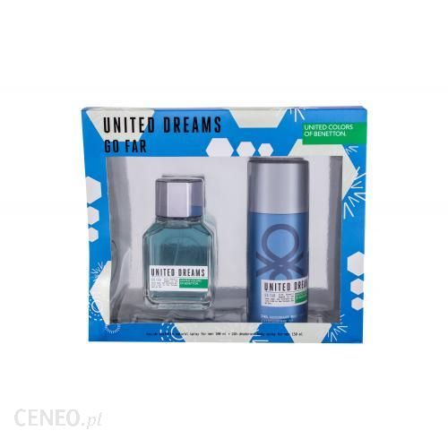 Benetton United Dreams Go Far Zestaw Woda Toaletowa 100ml + Dezodorant 150ml