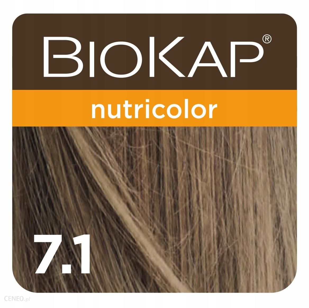BIOKAP Nutricolor farba koloryzująca 7.1 szwedzki blond 140ml