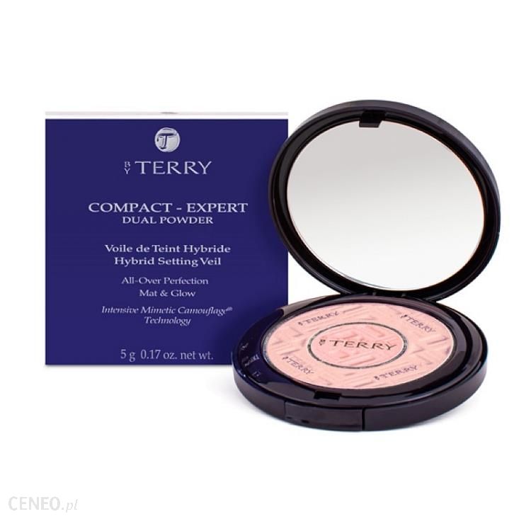 By Terry Compact-Expert Dual Powder puder do twarzy 2 Rosy Gleam 5g