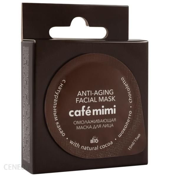 Café Mimi Odmładzająca Maska Do Twarzy Z Naturalnym Kakao 15 Ml