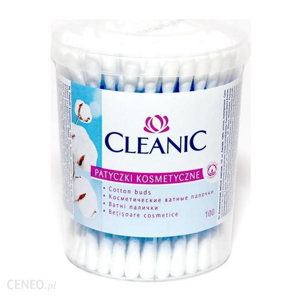 CLEANIC Pałeczki Kosmetyczne Pudełko 100szt