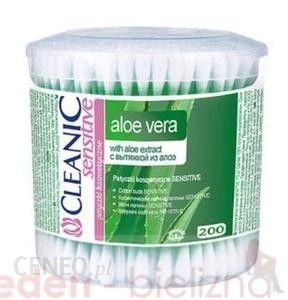 Cleanic Sensitive Aloe Vera patyczki higieniczne pudełko 200 szt