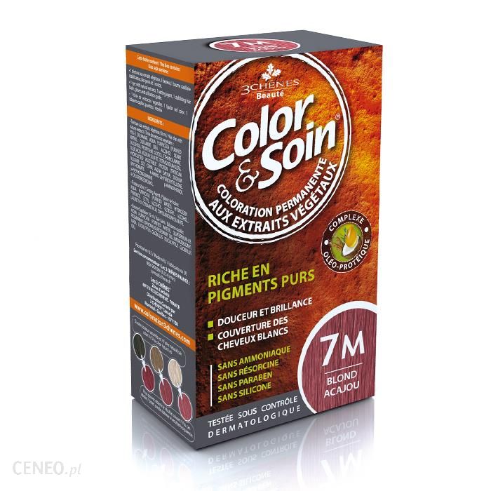 COLOR&SOIN Farba do włosów 7M mahoniowy blond 135ml