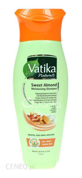 Dabur Vatika Sweet Almond Moisturizing Shampoo Nawilżający Szampon Słodkie Migdały 200ml