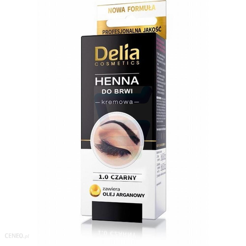 Delia Cosmetics Olej Arganowy kremowa henna do brwi 1