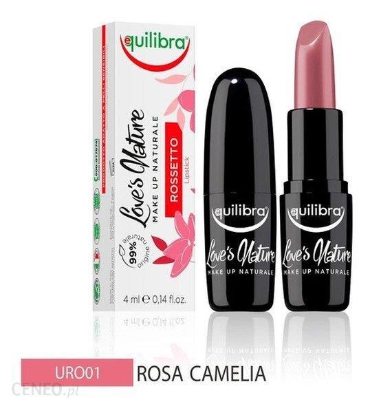 Equilibra Love's Nature pomadka do ust 01 Rosa Camellia 4ml