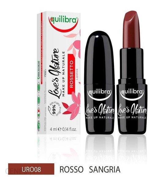 Equilibra Love's Nature pomadka do ust 08 Red Sangria 4ml