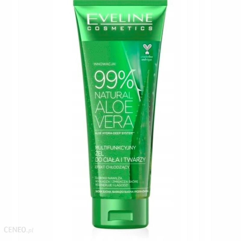 Eveline Cosmetics Multifunkcyjny Żel Chłodzący Do Twarzy I Ciała Z Aloesem 99% Aloe Vera Gel For Washing Face And Body 250 Ml