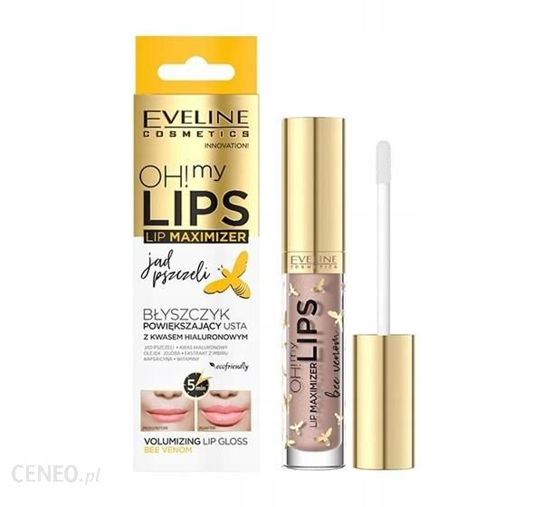 Eveline Cosmetics Oh! My Lips Lip Maximizer Bee Wenom Błyszczyk Powiększający Usta Z Kwasem Hialuronowym Jad Pszczeli 4