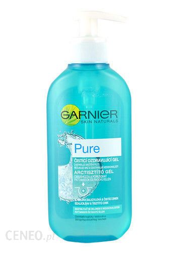Garnier Pure Cleansing Gel Żel do mycia twarzy do skóry tłustej 200ml