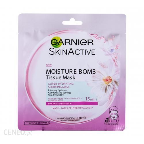 Garnier Skinactive Moisture Bomb Maseczka Do Twarzy 1Szt.