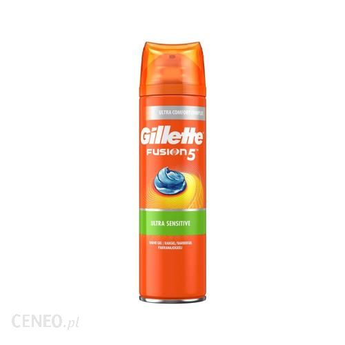 Gillette Fusion 5 Ultra Sensitive Żel Do Golenia 200Ml