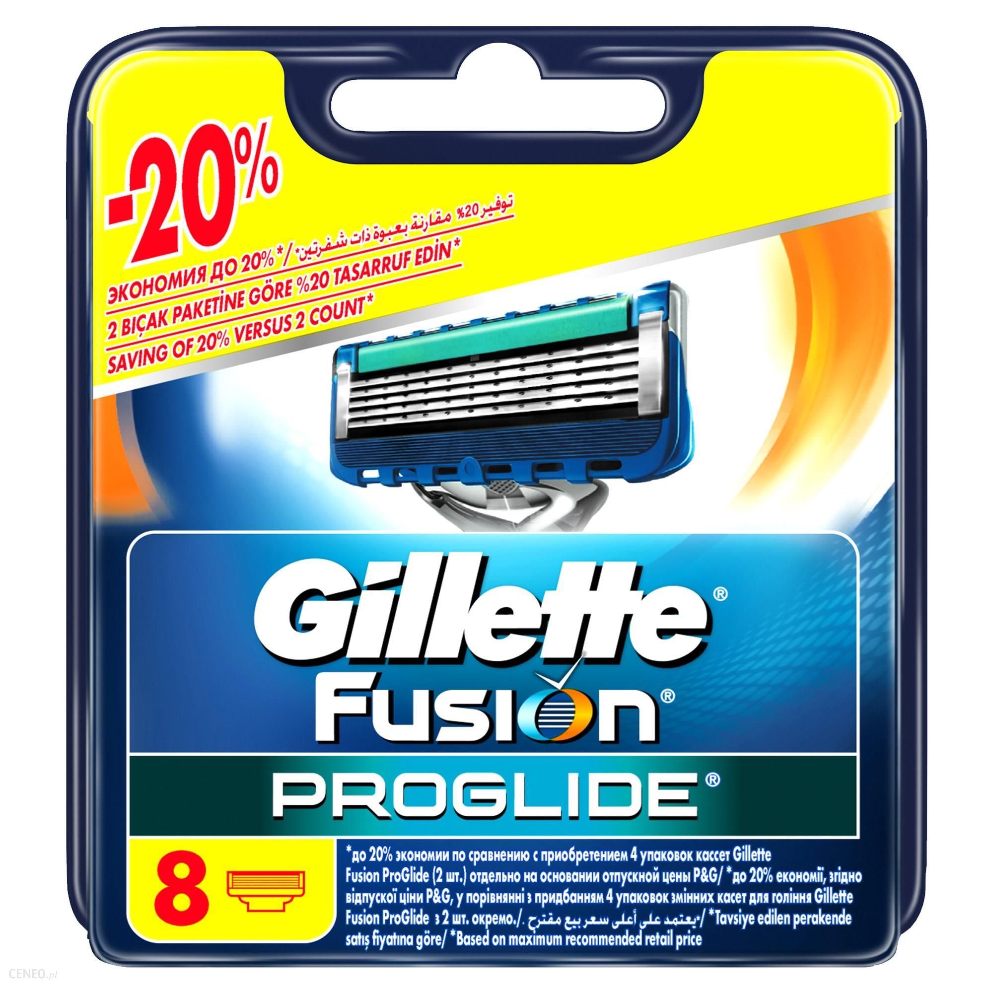 Gillette Fusion ProGlide Ostrza do maszynki do golenia x8