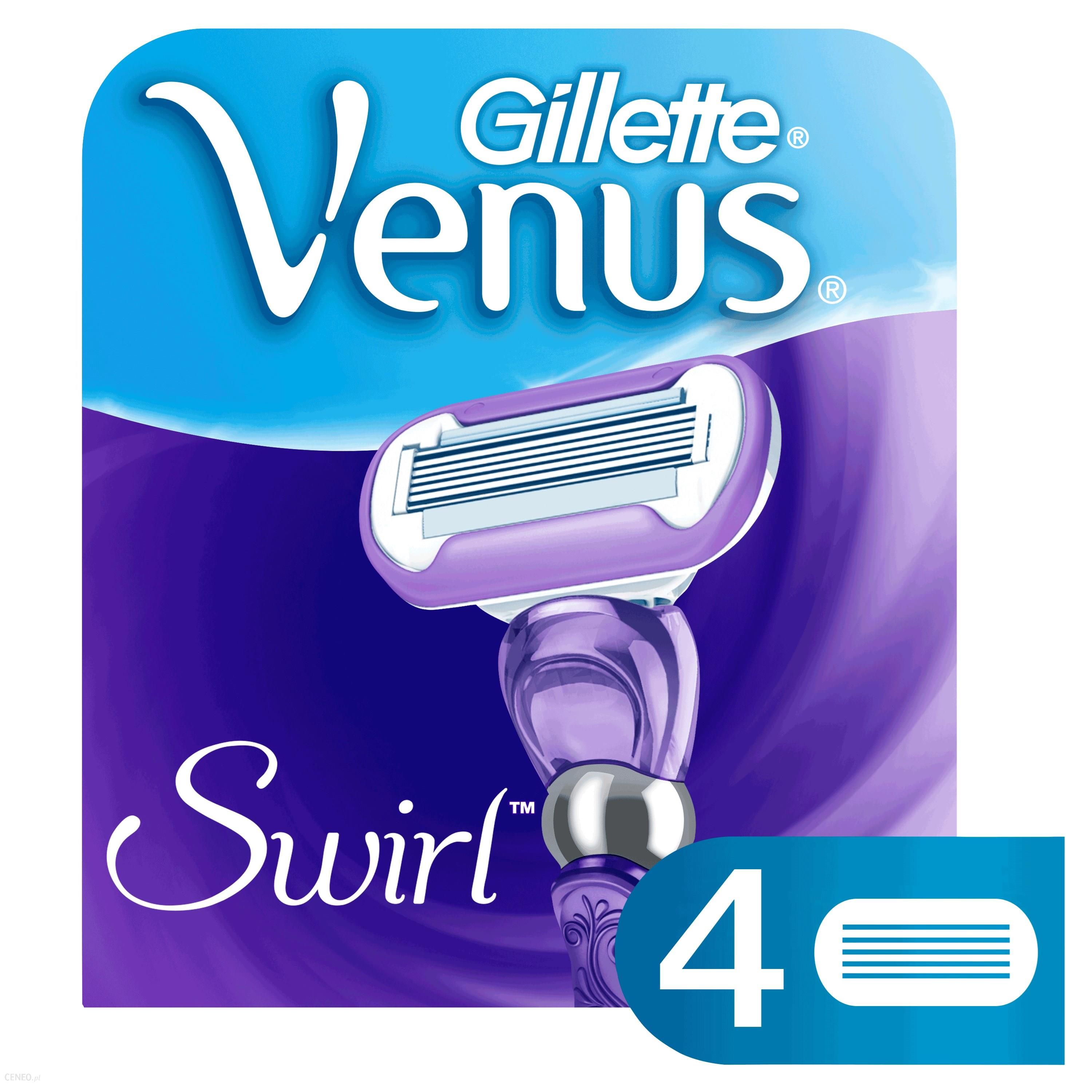 Gillette Venus Swirl Ostrza wymienne do maszynki do golenia 4 sztuki