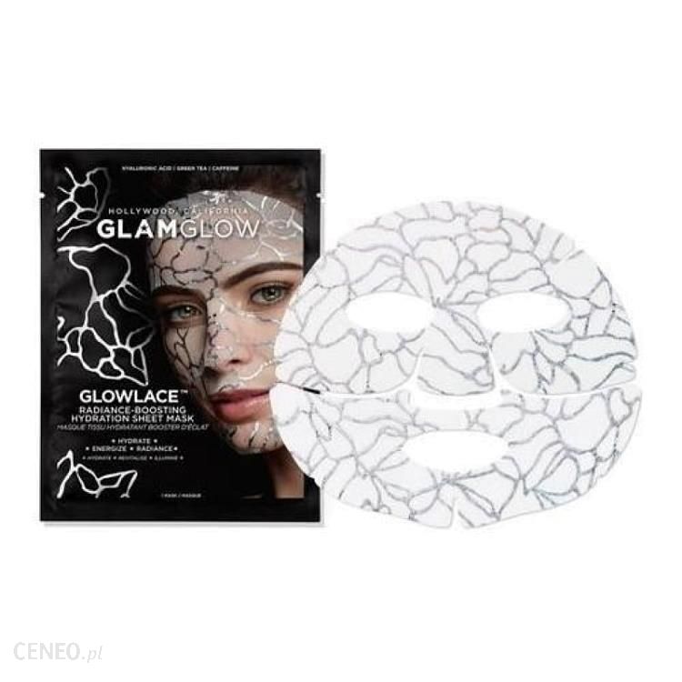GlamGlow Glowlace Radiance Boosting Hydration Sheet Mask nawilżająca maska do twarzy w płachcie