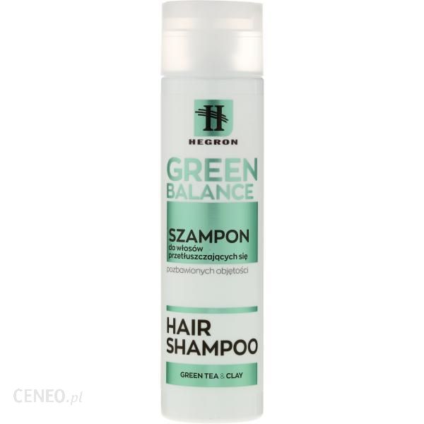 Hegron Szampon Do Włosów Przetłuszczających Się I Pozbawionych Objętości Green Balance Hair Shampoo 230 Ml