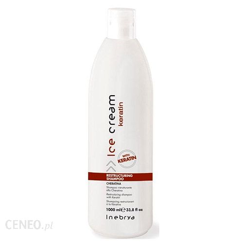 Inebrya Ice Cream Keratin szampon restrukturyzujący z keratyną 1000ml