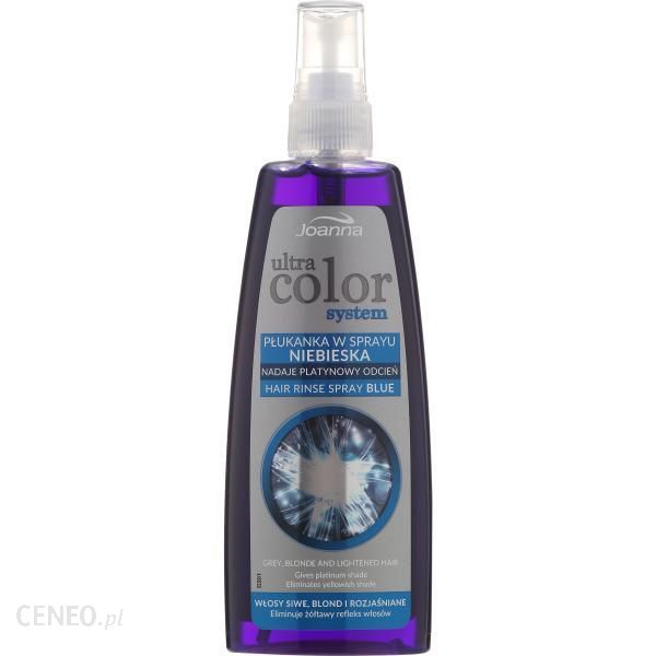 Joanna Ultra Color System płukanka w sprayu do włosów Niebieska 150 ml