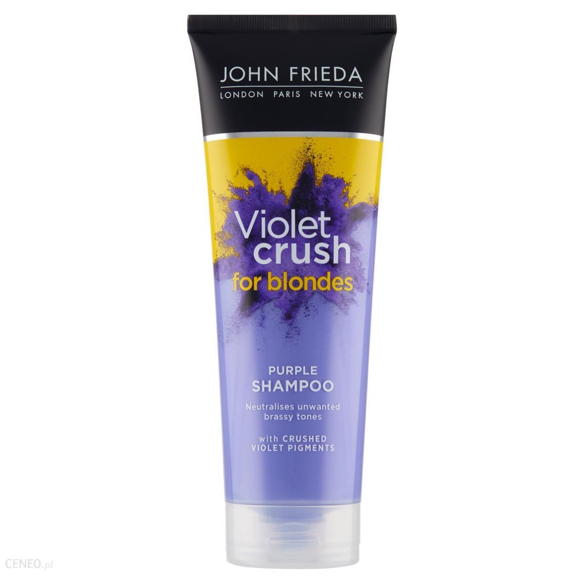 John Frieda Violet Crush For Blondes Purple szampon do włosów Szampon Niwelujący Żółty Odcień Włosów Blond 250ml