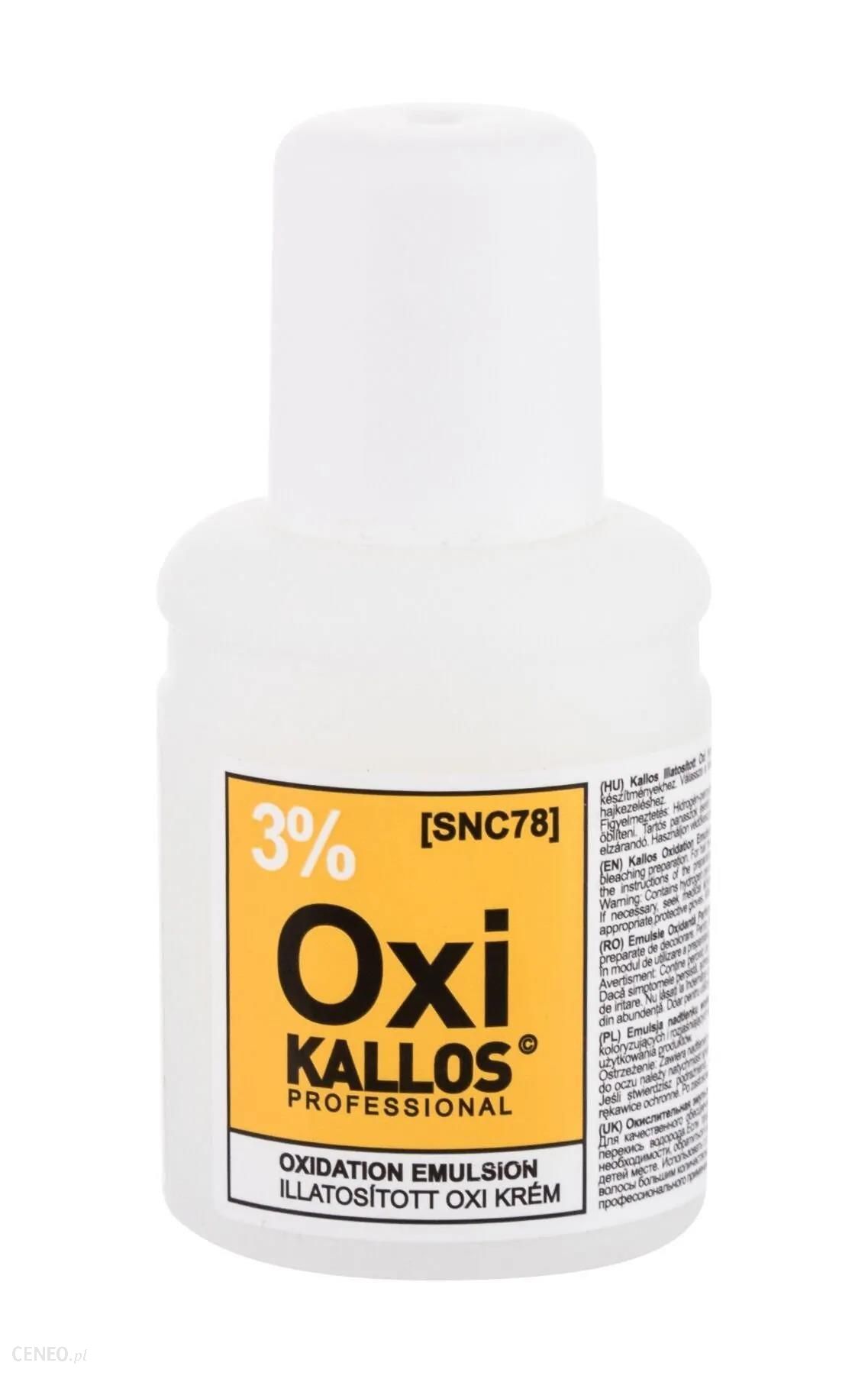 Kallos Cosmetics Oxi 3% Farba do włosów 60ml