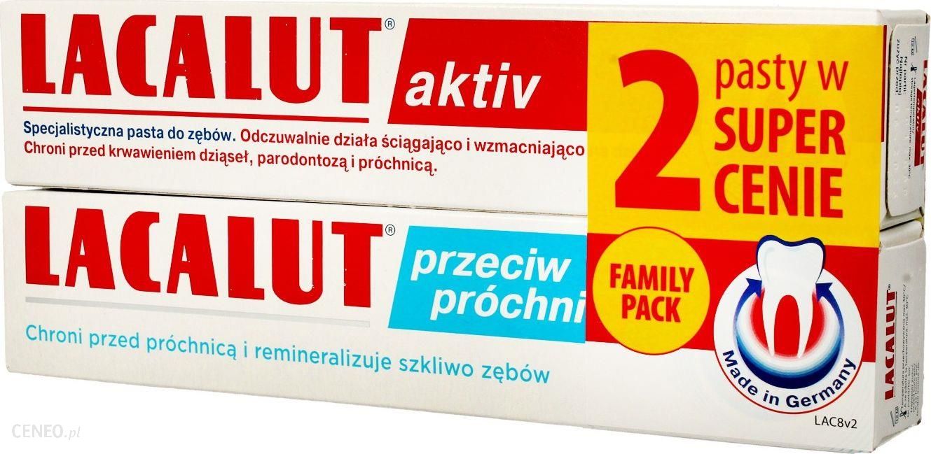 Lacalut Pasta Do Zębów Duo Activ 75Ml + Przeciw Próchnicy