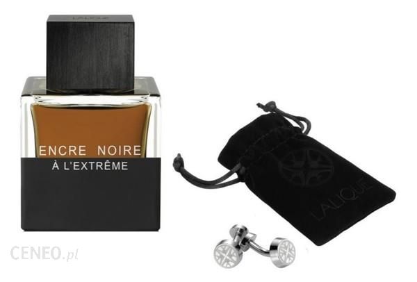 Lalique Encre Noir A L'Extreme Pour Homme Zestaw Woda Perfumowana Spray 50Ml + Spinki Do Mankietów