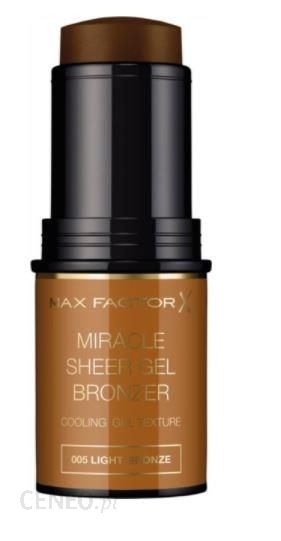 Max Factor MIRACLE SHEER GEL BRONZER Bronzer w sztyfcie 005 LIGHT BRONZE