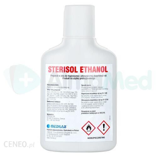 Medilab Preparat W Żelu Do Higienicznej I Chirurgicznej Dezynfekcji Rąk Sterisol Ethanol 120 Ml
