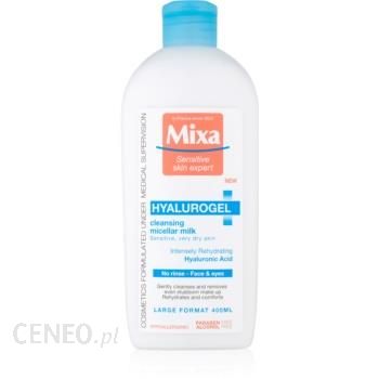 MIXA Hyalurogel Hyalurogel oczyszczające mleczko do twarzy do skóry suchej i bardzo suchej 400ml