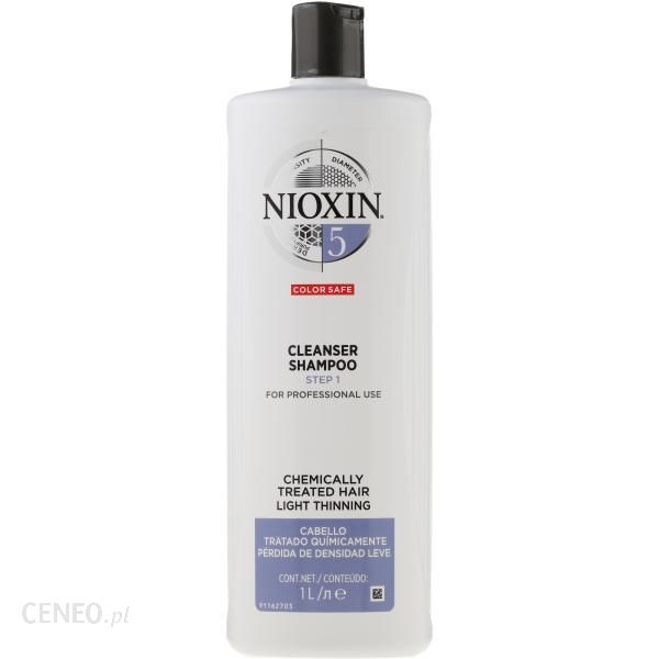 Nioxin System 5 szampon oczyszczający do rzednących włosów farbowanych 1000ml