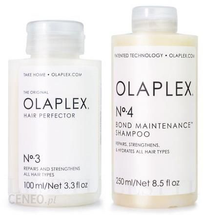 Olaplex Hair Perfector Nr 3 and Olaplex Nr 4 Shampoo Zestaw: regenerująca kuracja do włosów 100ml + szampon odbudowujący 250ml