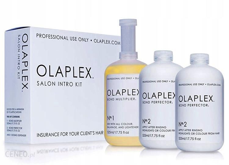 Olaplex Salon Intro Kit kuracja regenerująca do włosów No1 525ml + No2 2x525ml