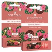 Orientana Sweet Box Naturalny Peeling Do Ust Słodka Trzcina 4