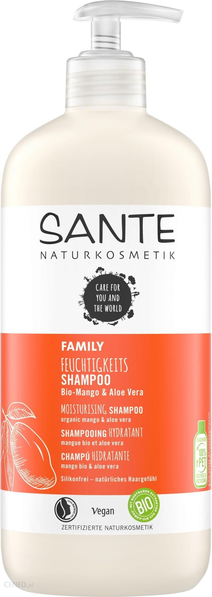 Sante Family Nawilżający szampon z organicznym mango i aloesem dla całej rodziny 500ml