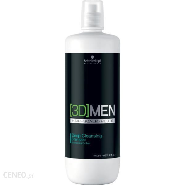 Schwarzkopf 3DMension Deep Cleansing szampon głęboko oczyszczający dla mężczyzn 1000ml