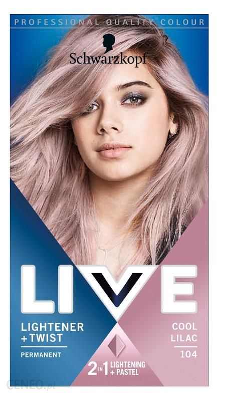 Schwarzkopf Live Gel 104 L+T Cool Lilac farba do włosów