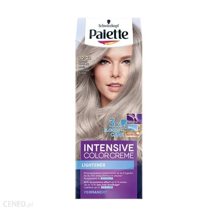 Schwarzkopf PALETTE Intensive Color Creme Farba do włosów 12 21 Popielaty blond