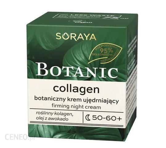 Soraya Botanic Collagen 50-60+ Botaniczny Krem Ujędrniający Na Noc 75Ml