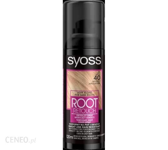 Syoss Root Retoucher Spray maskujący odrosty Popielaty Blond 120 ml