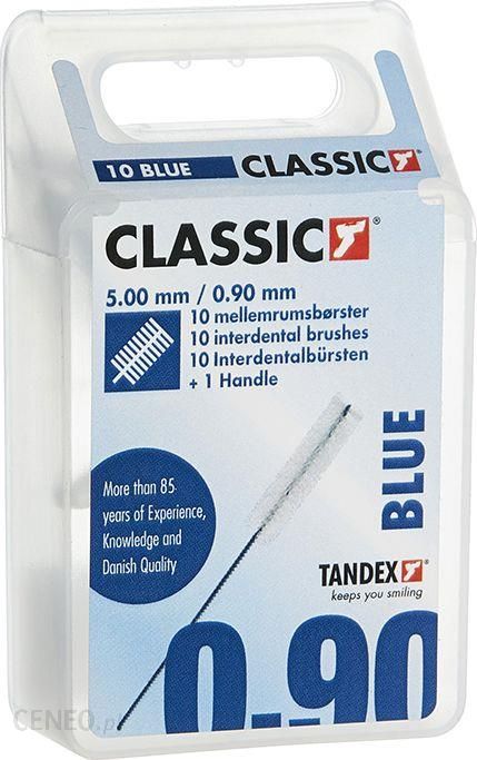 Tandex 10Szt. Szczoteczek Blue Fine Classic Niebieski