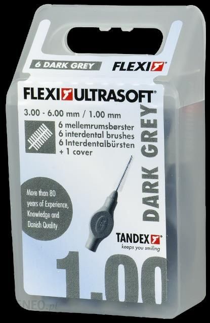 TANDEX czyściki Flexi Ultra Soft ciemnoszare 3-6mm 6szt
