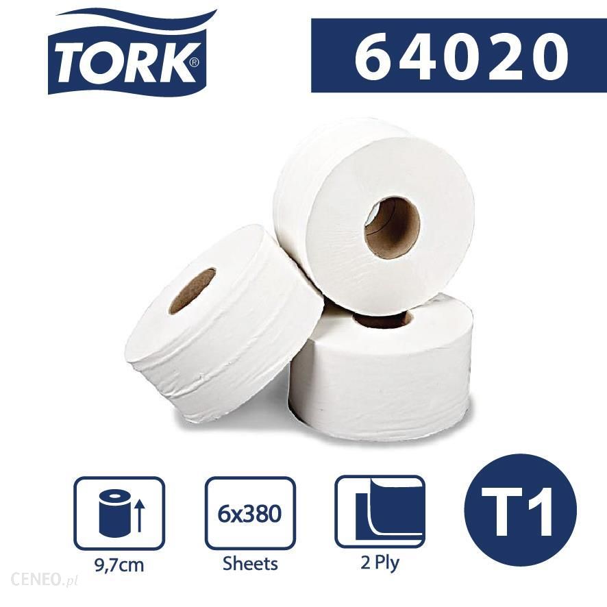 Tork Jumbo T1 Papier Toaletowy 380M Biały 64020
