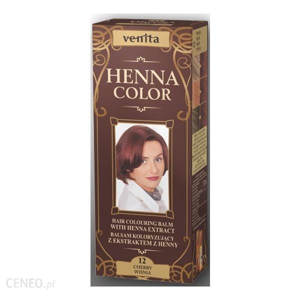Venita Henna Color Ziołowa Odżywka Koloryzująca Do Włosów Saszetka 12 Wiśnia 30 G