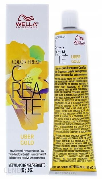 Wella Professionals Color Fresh Create zmywalna farba do włosów Uber Gold 60ml