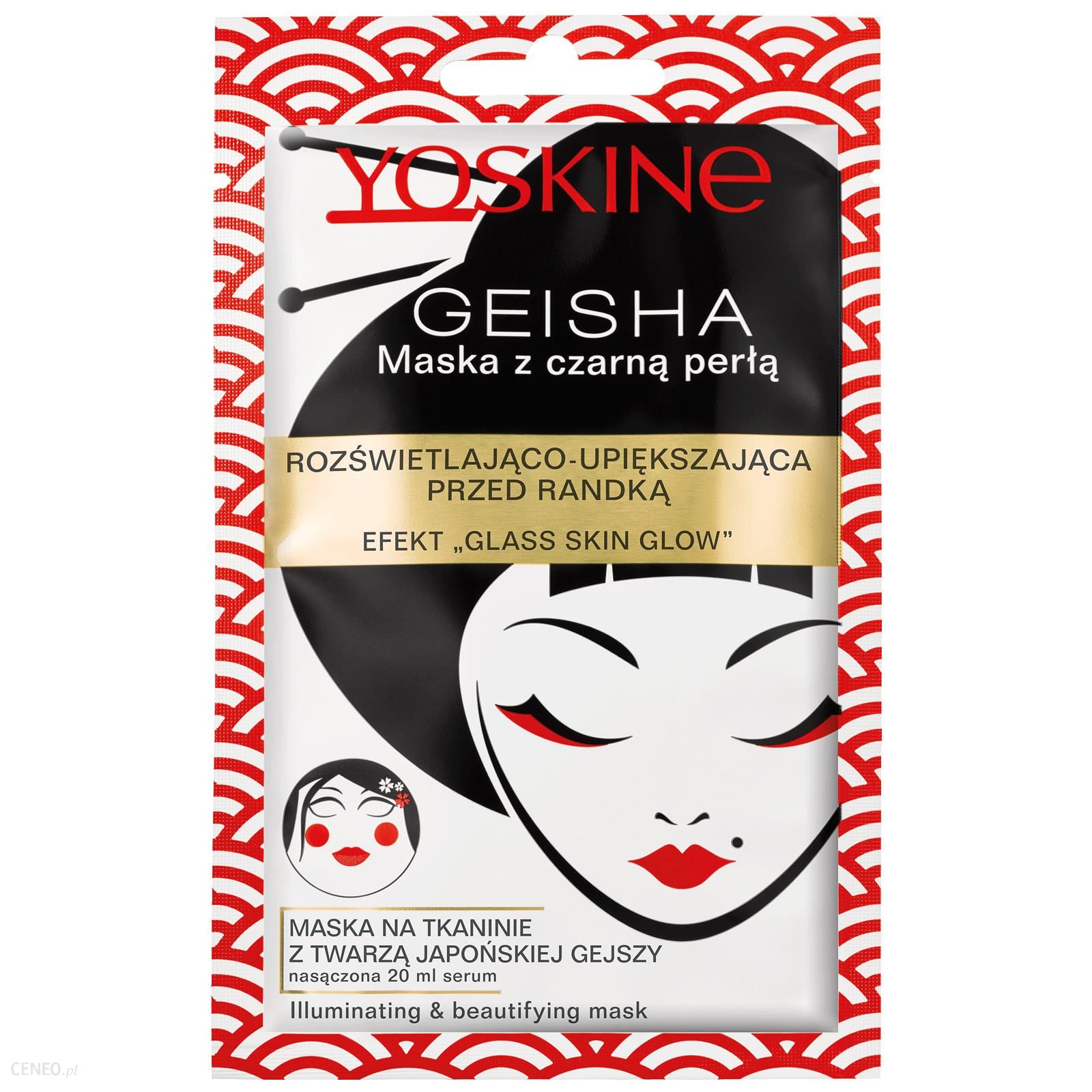 Yoskine Mask Maska w Płacie Japanese Geisha 20ml